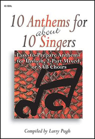 10 Anthems for About 10 Singers SAB Singer's Edition cover Thumbnail